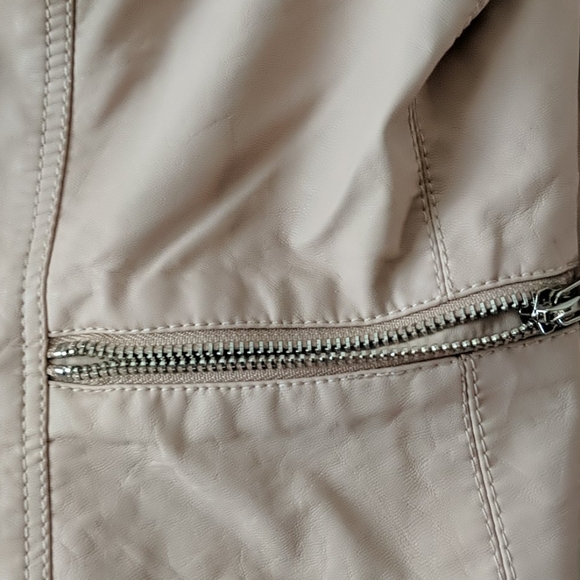 Vegan leather Blanck NYC pink coat nwt size medium - Picture 5 of 8